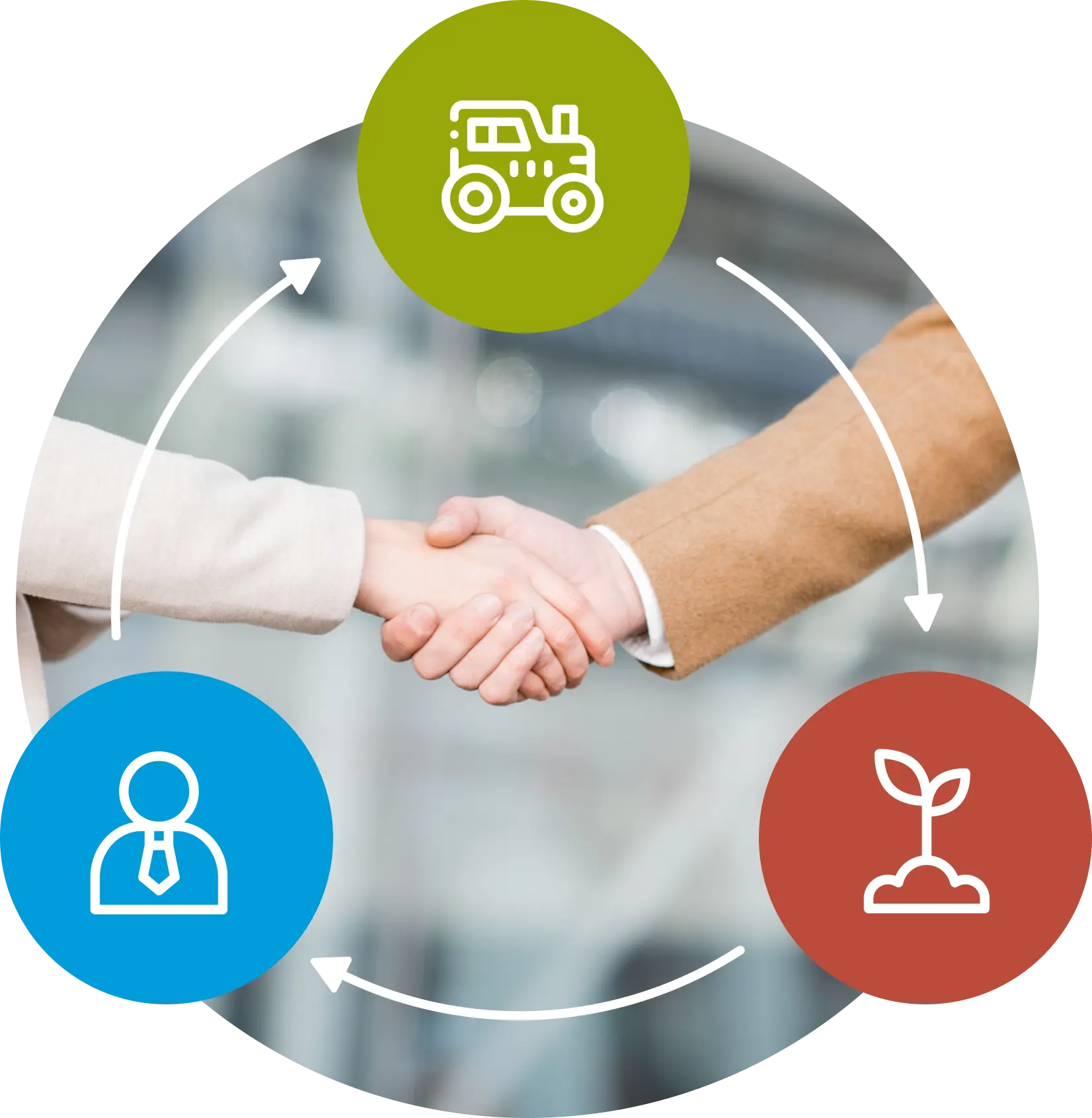 Ilustración principal: inversores y activos agrícolas