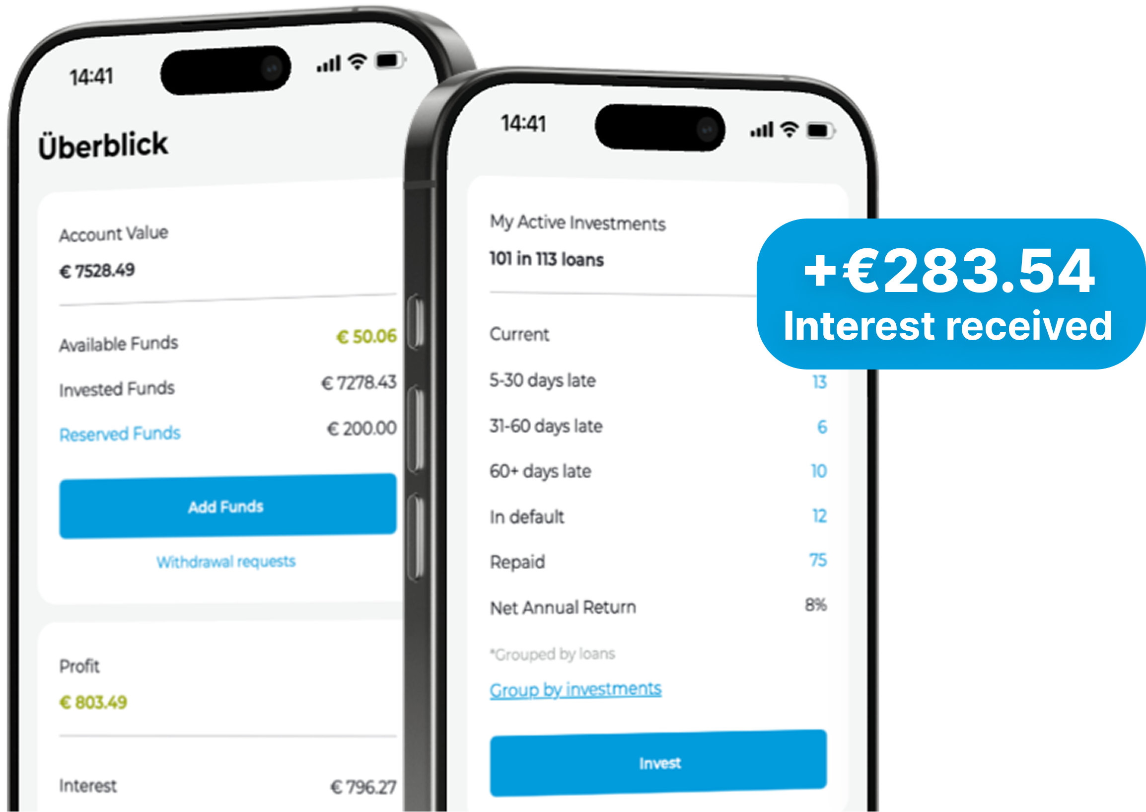 Illustration: Investoren und landwirtschaftliche Vermögenswerte